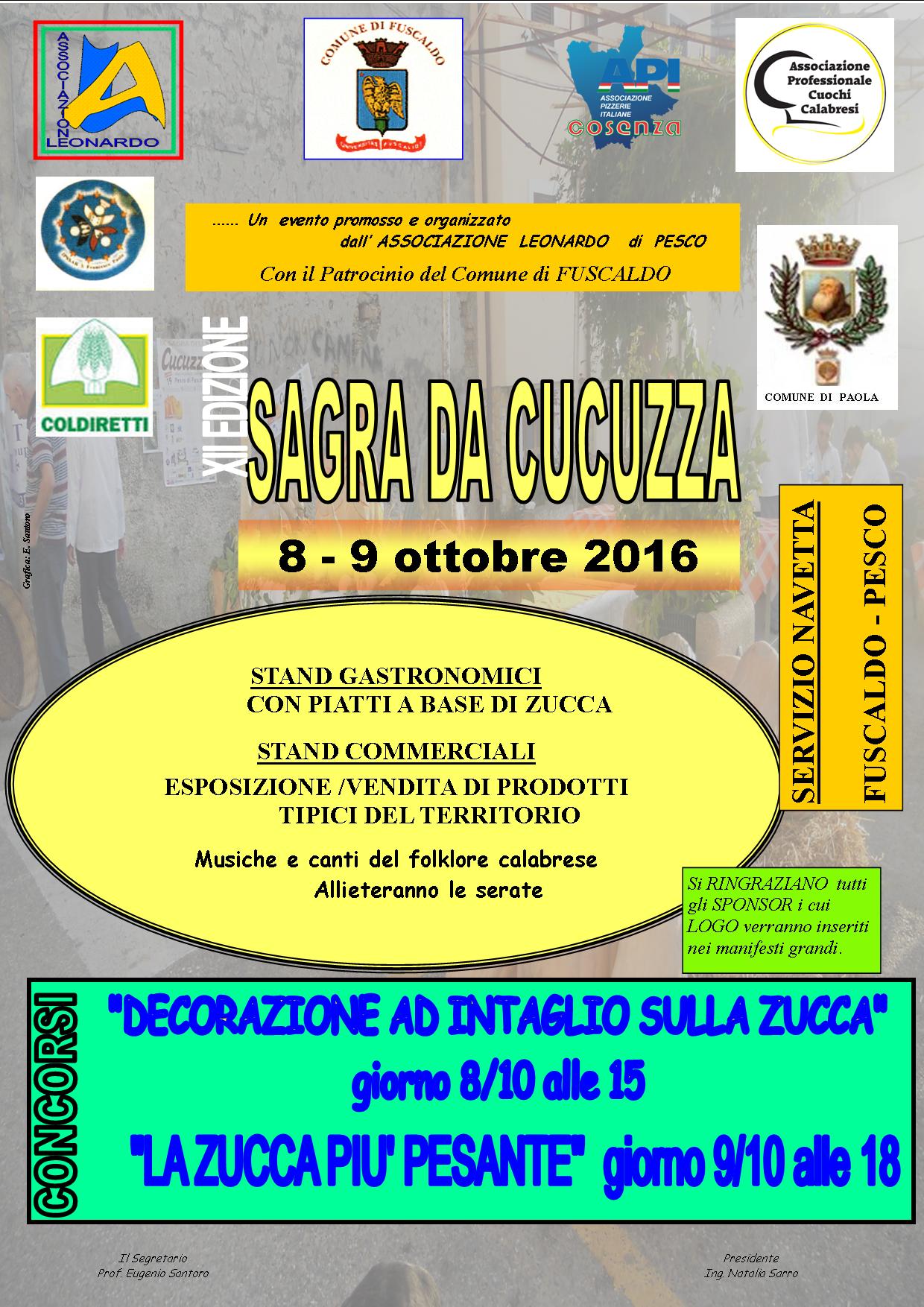 Locandina Sagra da Cucuzza 2016